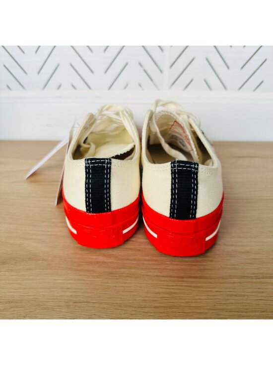 ❤️CONVERSE Hearts Valentines Day Chuck Comme des Garcons Sz 4 Mens Shoes A01796C main image 2
